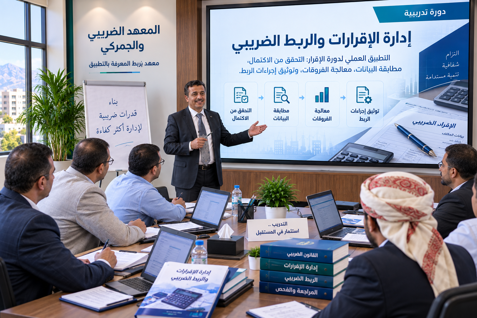 اختتام برنامج إدارة الإقرارات والربط الضريبي